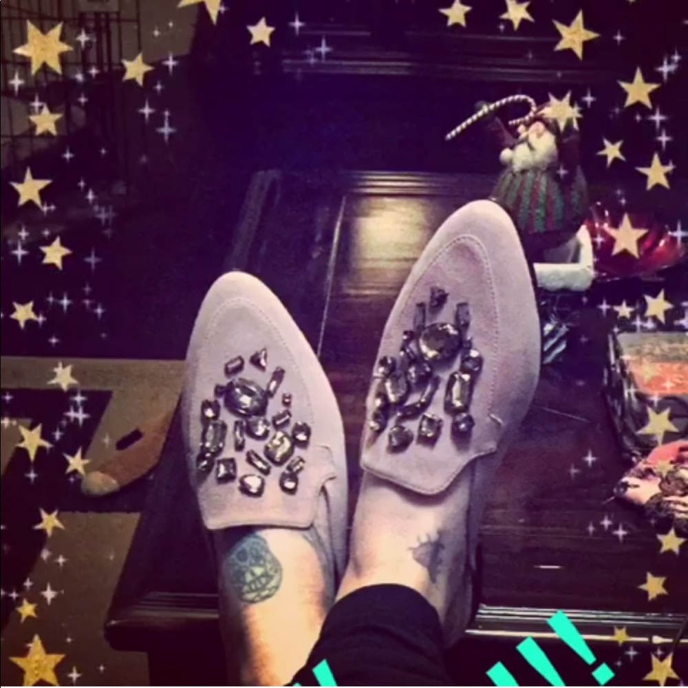 ♠️ Kate Spade ♠️ statement loafers in blush
